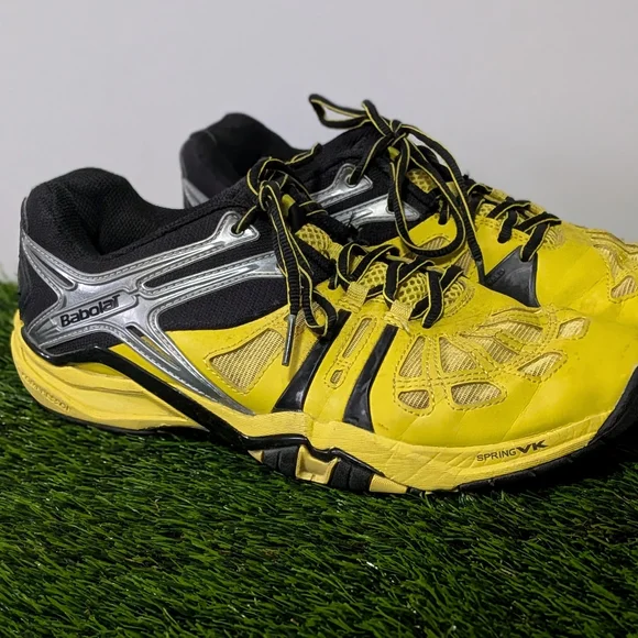 Babolat Men’s Athletic Tennis Shoes - Yellow/Black - Picture 1 of 9